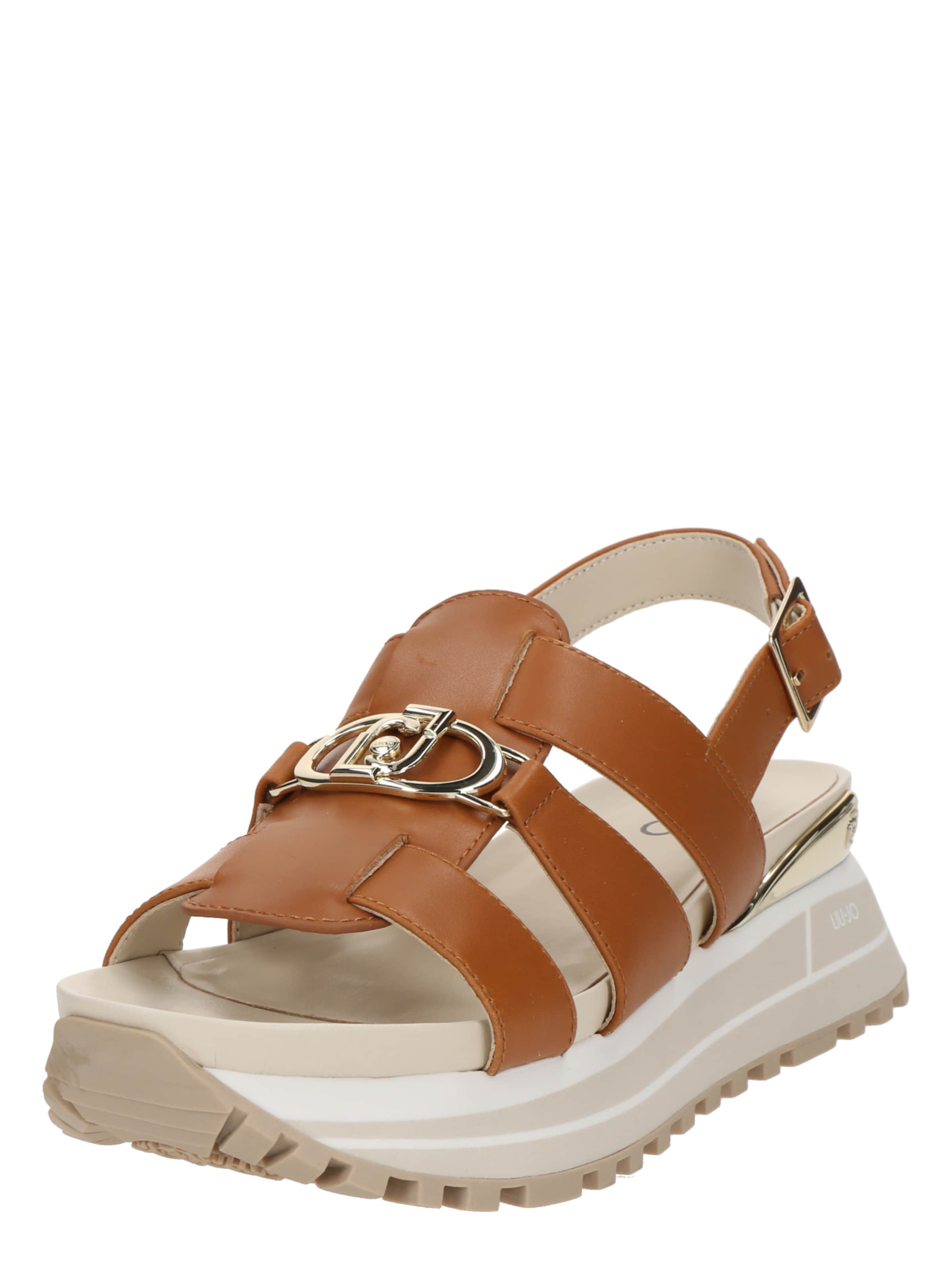 Liu Jo Sandały 'MAXI WONDER' w kolorze brązowy: przód