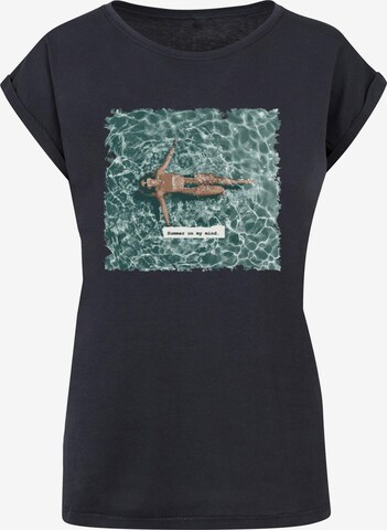 T-shirt 'Summer - On My Mind' Merchcode en bleu : devant