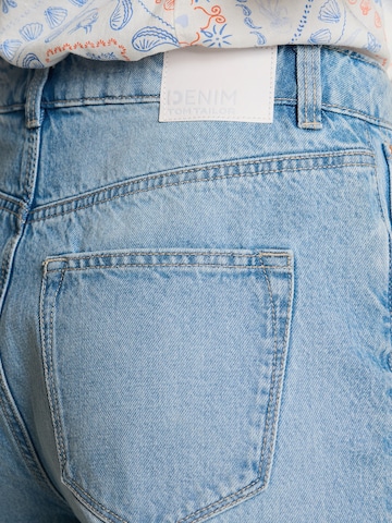 TOM TAILOR DENIM - Loosefit Calças de ganga 'ELIN' em azul