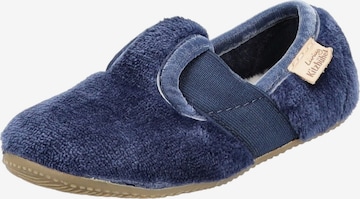 Pantoufle Living Kitzbühel en bleu : devant