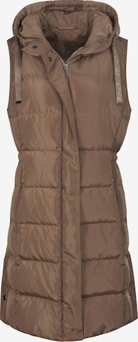 Basler Bodywarmer 'Gilets' in Bruin: voorkant