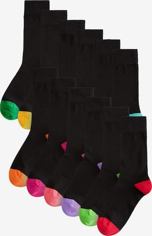 Șosete de la Next pe negru: față