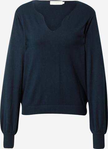 Pull-over 'Dela' Cream en bleu : devant