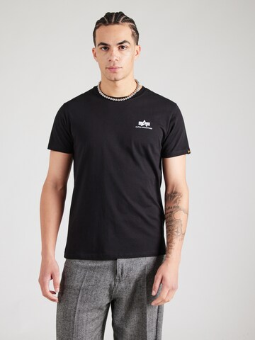 ALPHA INDUSTRIES Koszulka w kolorze czarny: przód