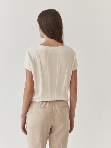 Pull-over 'RITIA' TATUUM en blanc