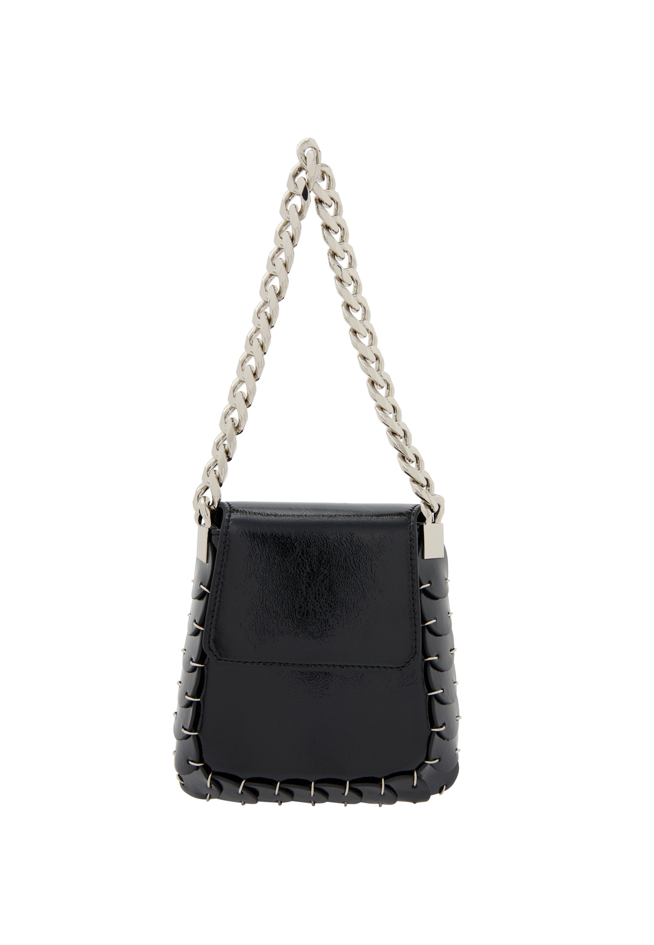 faina Schoudertas in Zwart: voorkant