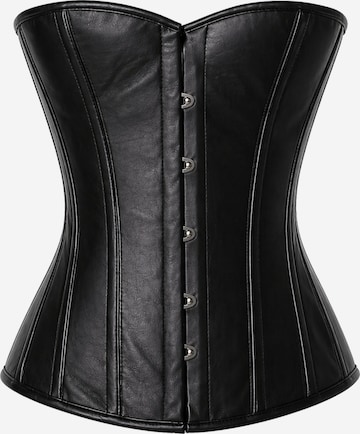 fapedo Shapingtop in Schwarz: Vorderseite