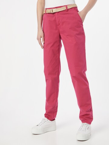 ESPRIT Slimfit Chino in Roze: voorkant