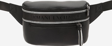 juoda ARMANI EXCHANGE Rankinė ant juosmens 'IAN': priekis