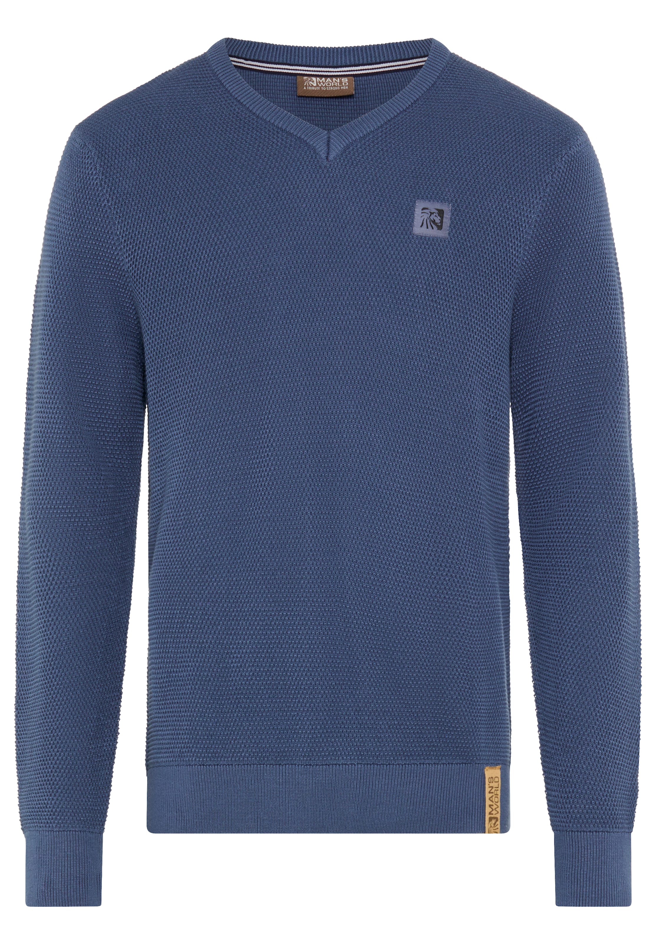 Man's World Pullover in Blau: Vorderseite