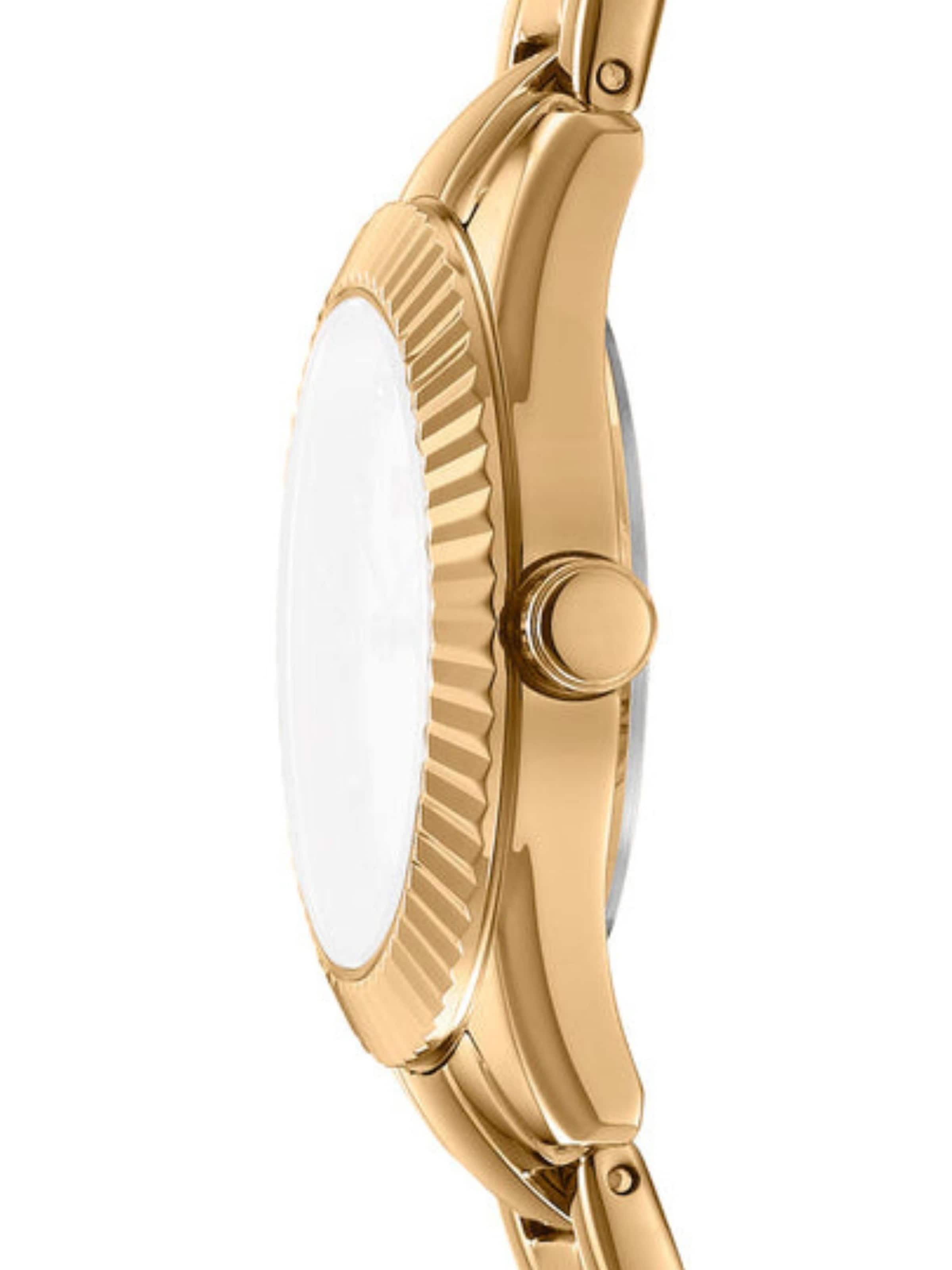 DKNY Analog Watch 'Chambers Glitz' in Gold