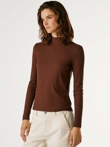 T-shirt 'Barbara' Pepe Jeans en marron