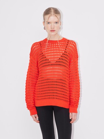 Pull-over 'Astrid' LeGer by Lena Gercke en rouge : devant