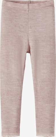 NAME IT Skinny Leggings 'Wang' in Bruin: voorkant