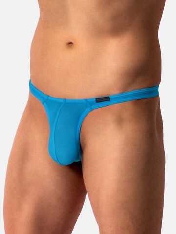 Manstore Panty ' Tower String  101M' in Blue: front