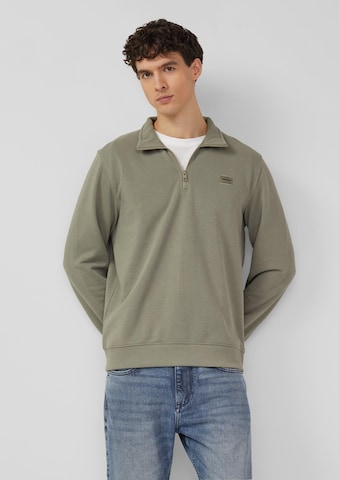 s.Oliver Sweatshirt in Groen: voorkant