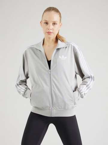 ADIDAS ORIGINALS - Sudadera con cremallera 'Adicolor Classic Firebird' en gris: frente