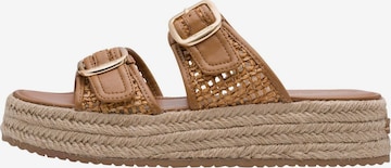 Mule Tamaris en marron : devant