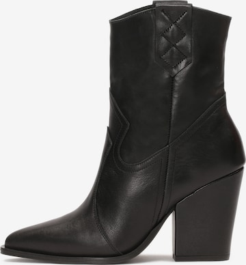 Bottes de cowboy Kazar en noir : devant