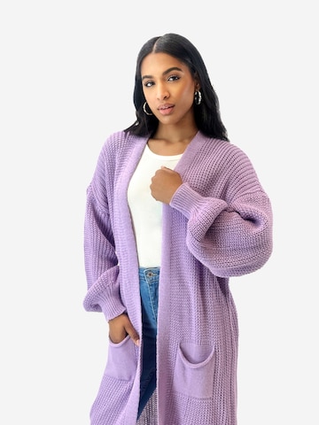Cardigan Elara en violet