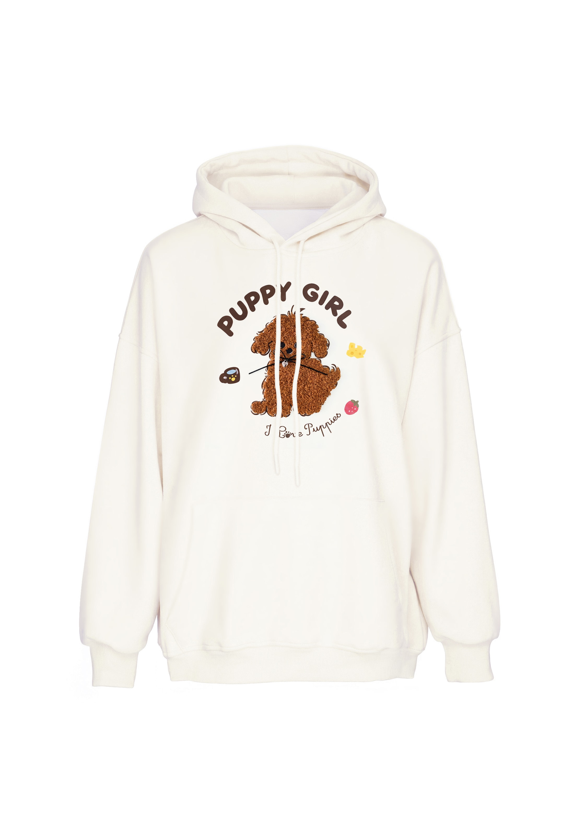 Sweat-shirt MYMO en blanc : devant