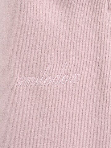 Loosefit Pantalon Smilodox en rose