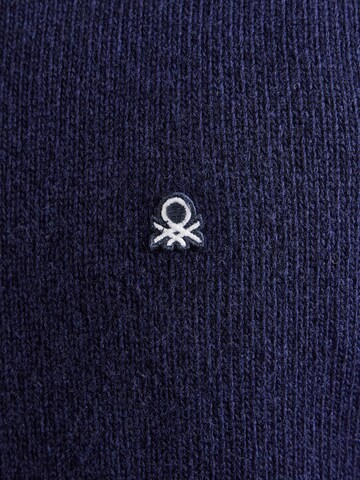 UNITED COLORS OF BENETTON Pulóver - kék