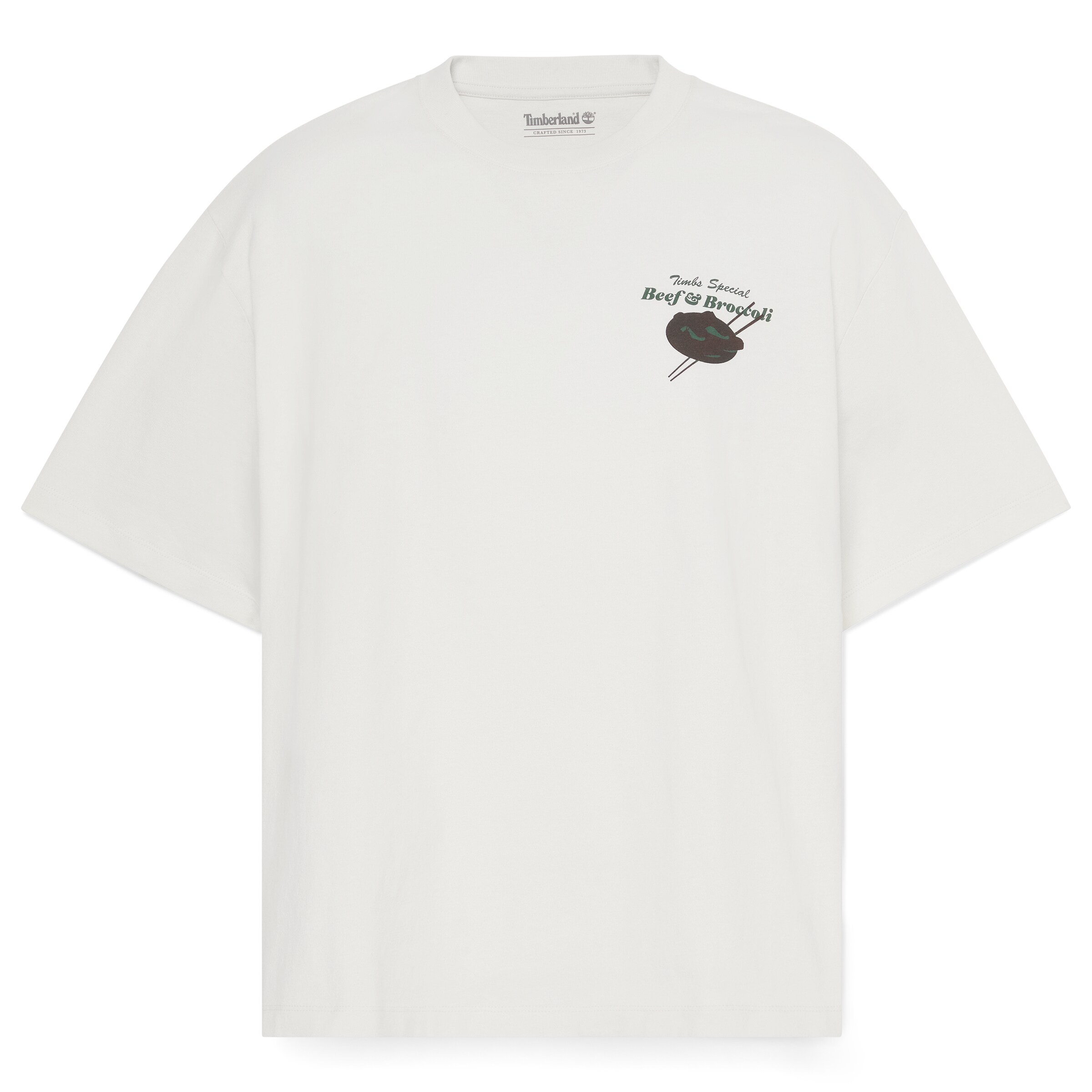 TIMBERLAND Shirt in S in Brown / Green / Off white, Item view