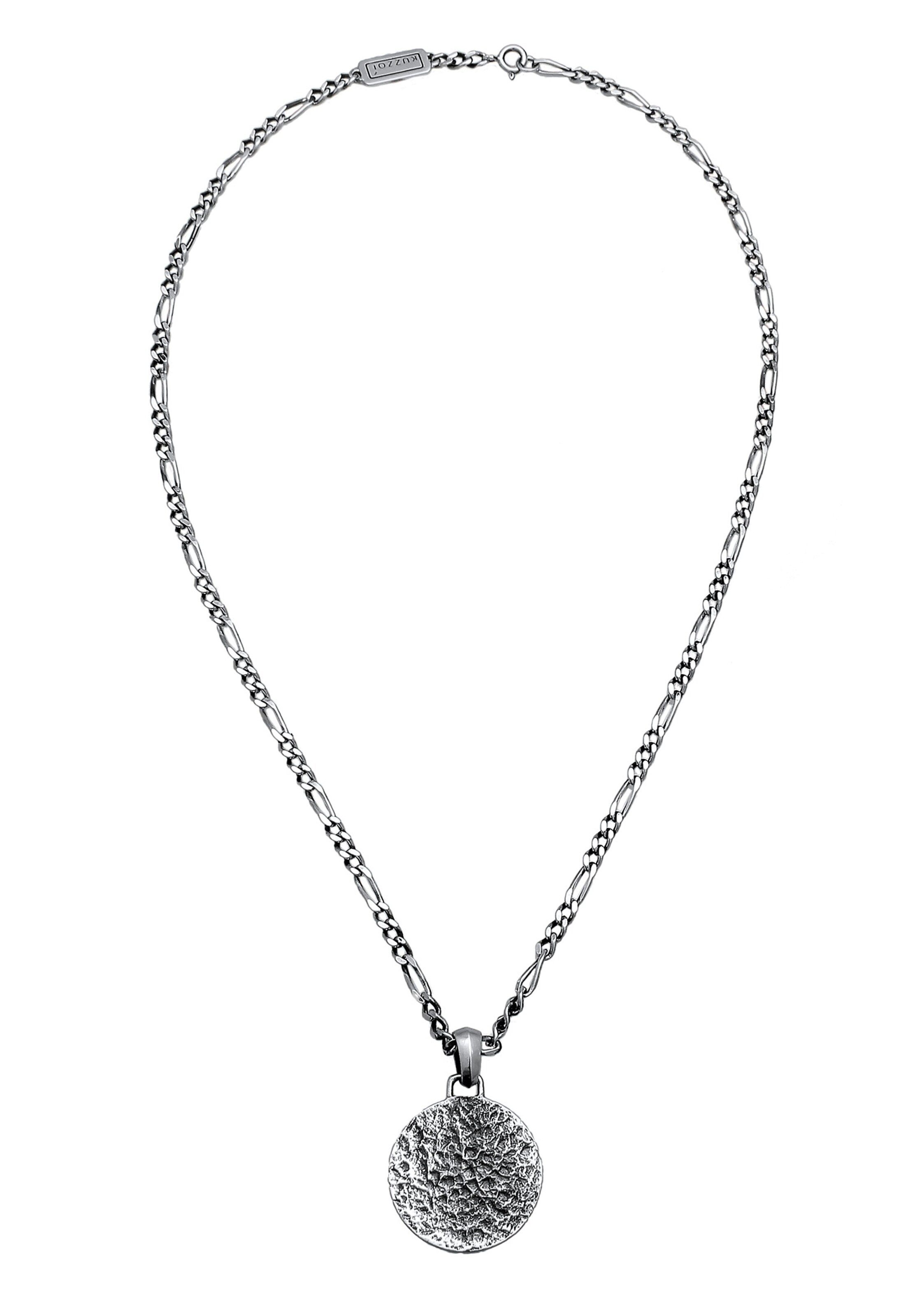 KUZZOI Ketting 'Figaro' in Zilver