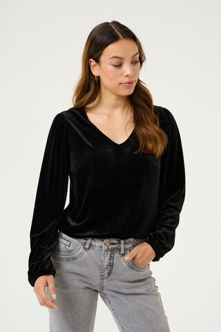Cream Blouse 'CR Valu' in Black: front