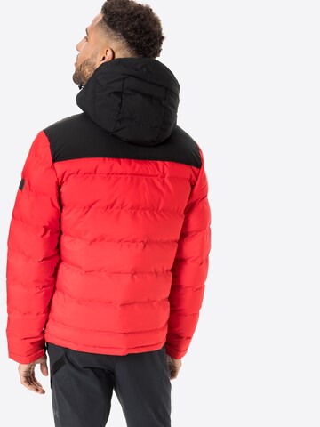 INDICODE JEANSRegular Fit Prijelazna jakna 'Eberhardy' - crvena boja