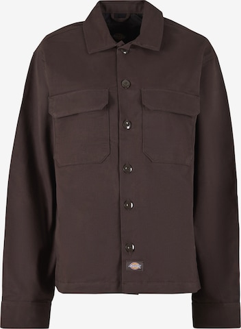 Veste mi-saison DICKIES en marron : devant