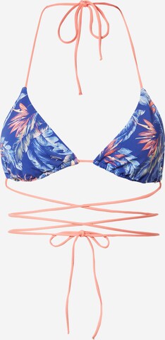 Tommy Jeans Triangel Bikinitop in Blau: predná strana