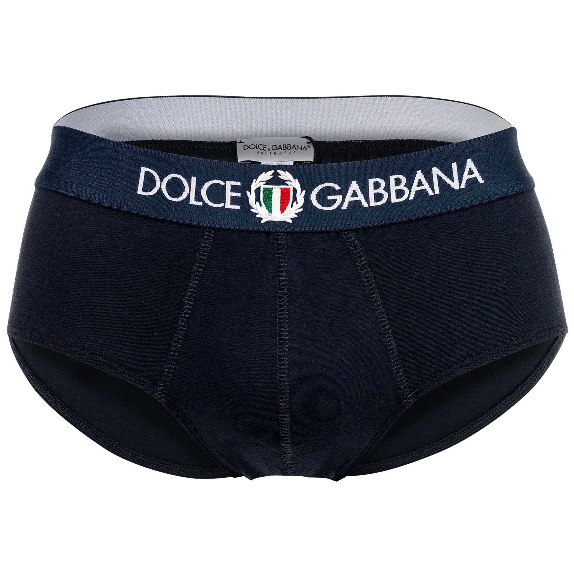 DOLCE & GABBANA Slip in Blauw: voorkant