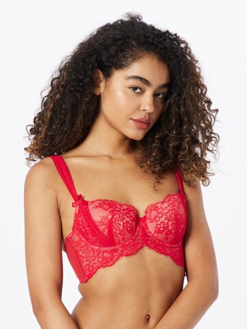 T-shirt Reggiseno 'Elissa' di Hunkemöller in rosso: frontale