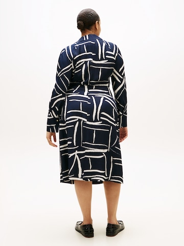 Robe Tommy Hilfiger Curve en bleu