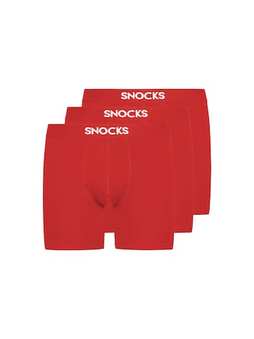 SNOCKS Boxer shorts in Pink: front