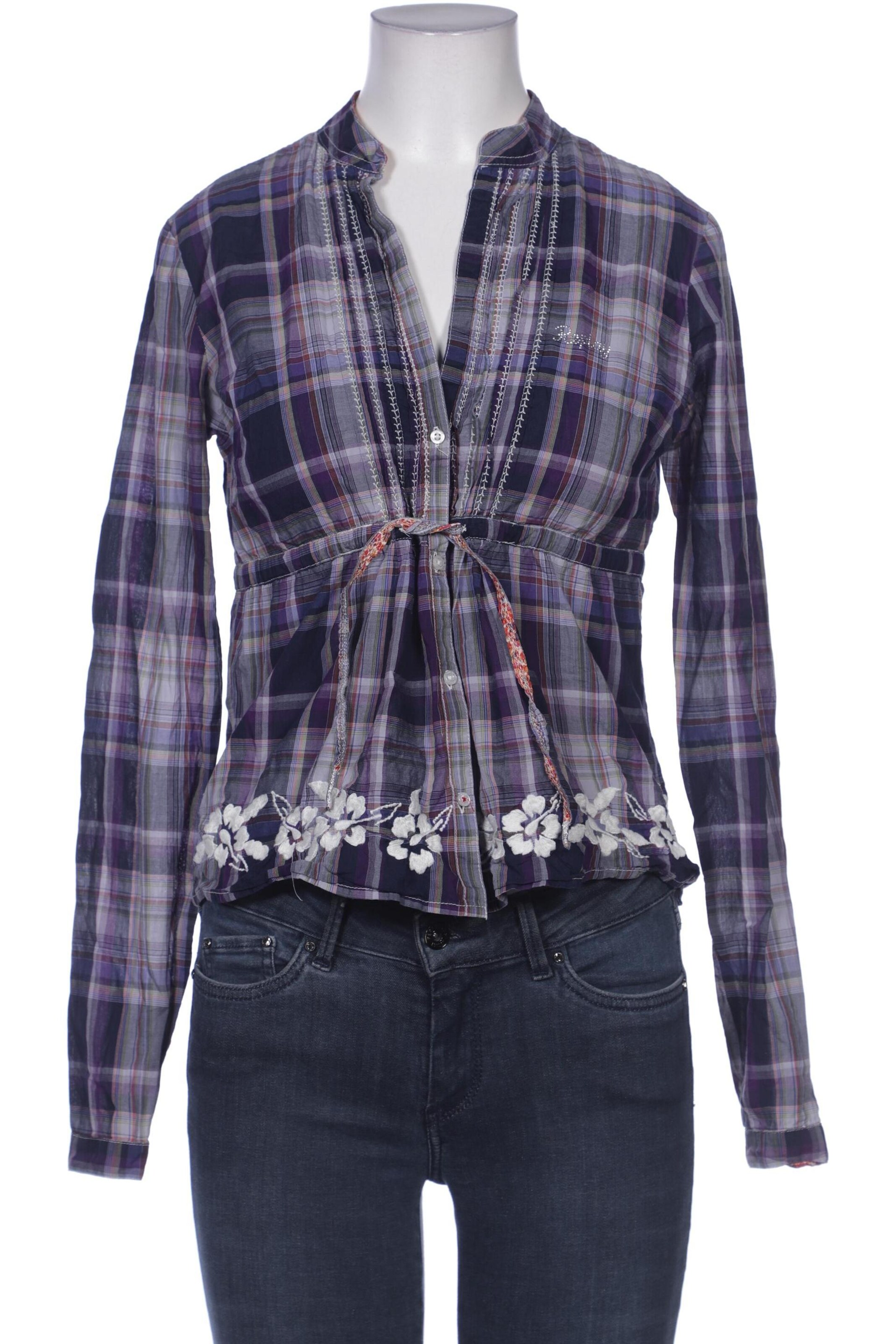 REPLAY Bluse XS in Lila: Vorderseite