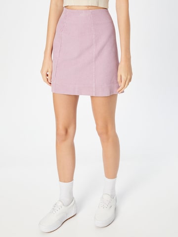 Kauf Dich Glücklich Skirt in Purple: front