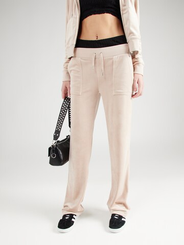 Juicy Couture Regular Hose 'DEL RAY' in Braun: predná strana