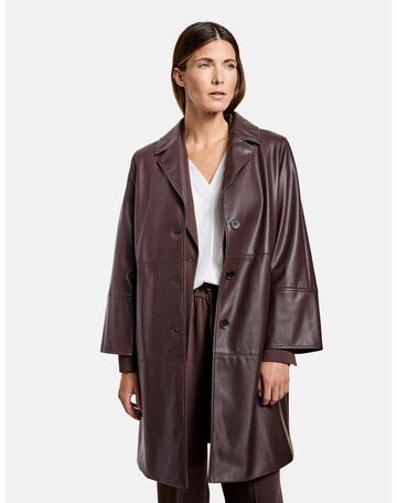 GERRY WEBER Between-Seasons Coat in Brown: front