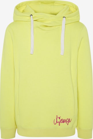 CHIEMSEE Sweatshirt in Yellow: front