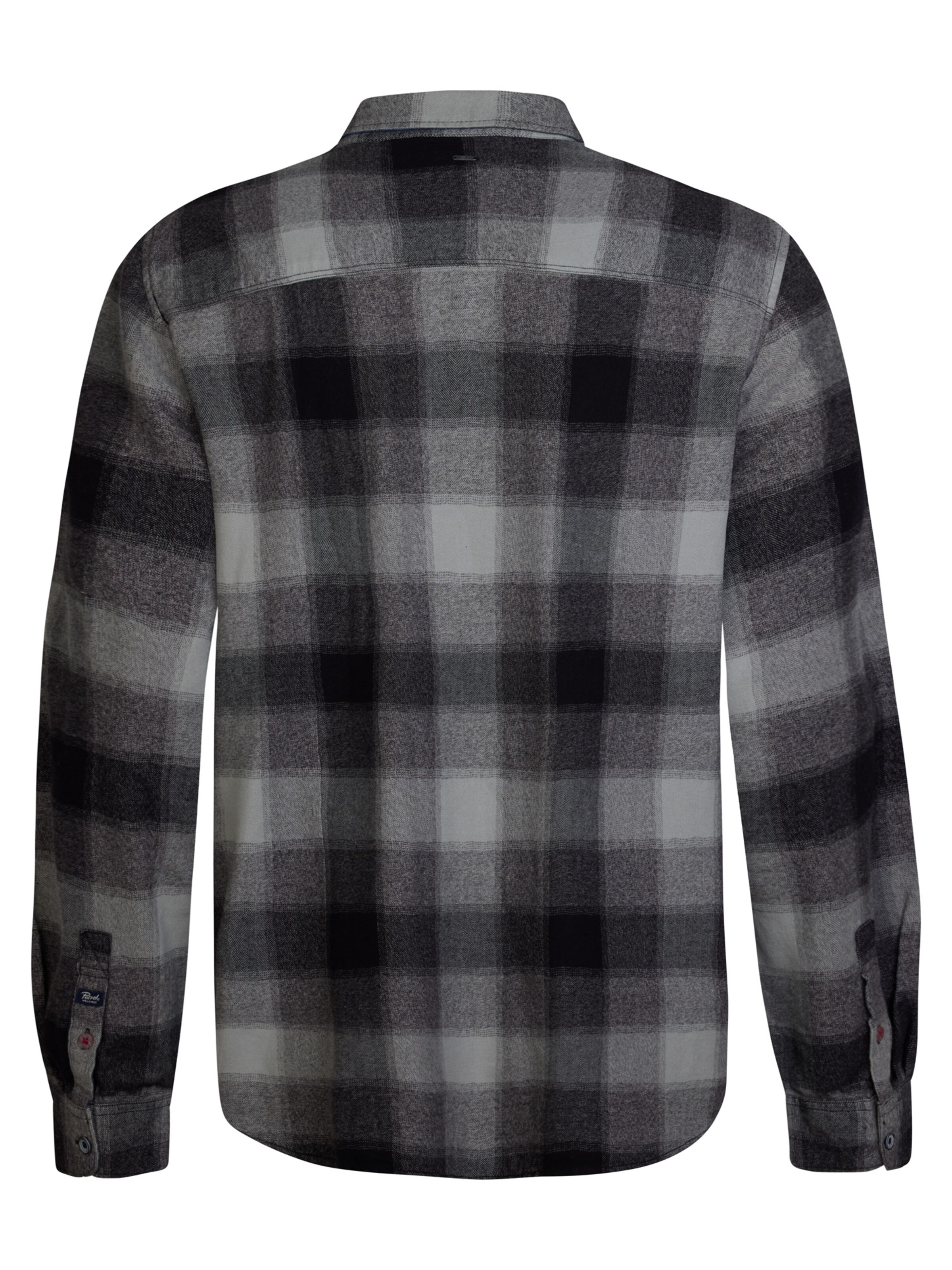 Petrol Industries Regular fit Button Up Shirt in Black