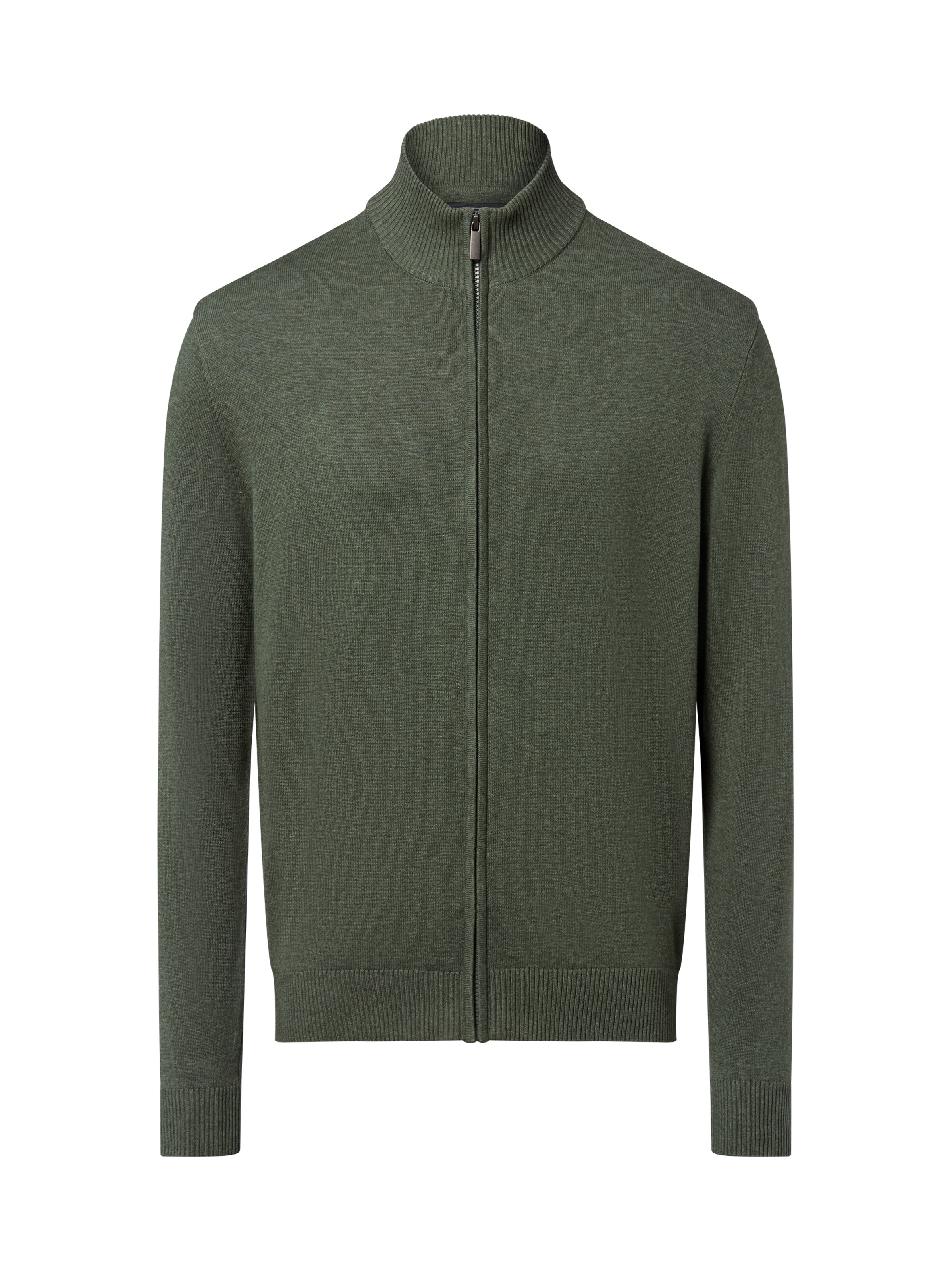 Nils Sundström Gebreid vest in Groen: voorkant