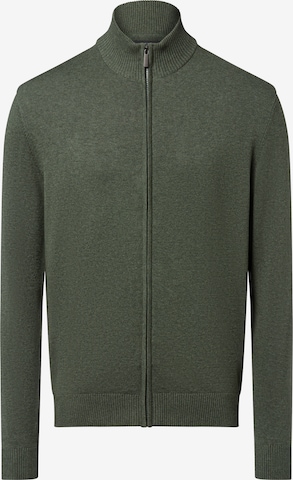 Vestes en maille Nils Sundström en vert : devant