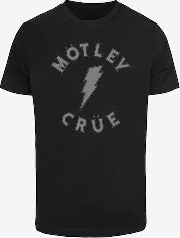 Merchcode Shirt 'Motley Crue - Bolt World Tour' in Zwart: voorkant