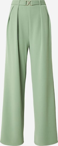 ABOUT YOU - Calças com vincos 'Yara' em verde: frente
