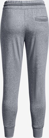 Tapered Pantaloni sportivi 'Rival' di UNDER ARMOUR in grigio