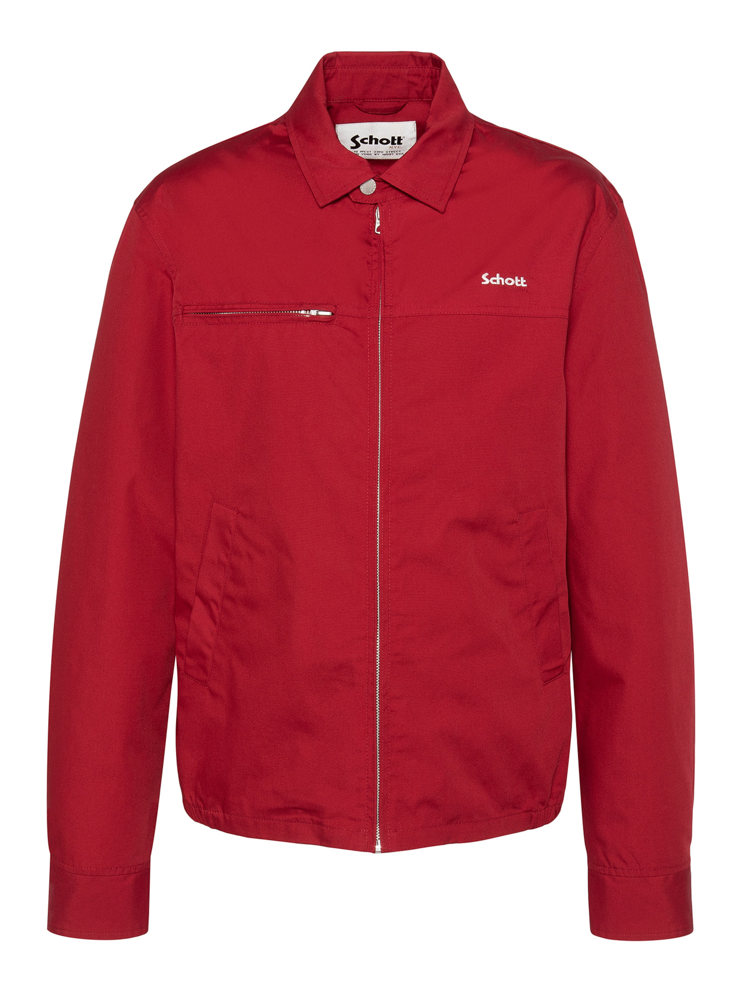 Manteau mi-saison Schott NYC en rouge