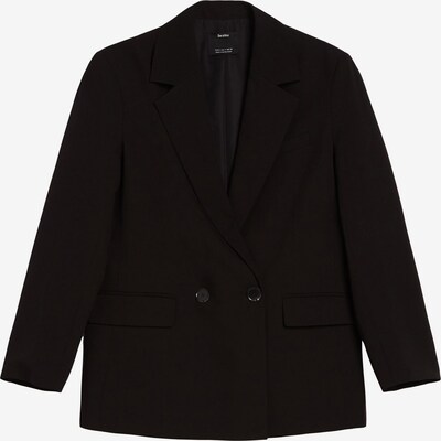 Bershka Blazer en noir, Vue avec produit